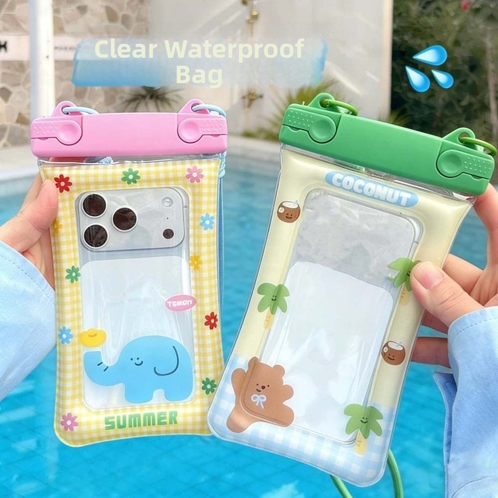 Waterproof Phone Bag - Adjustable Strap Waterproof Phone Pouch Cartoon