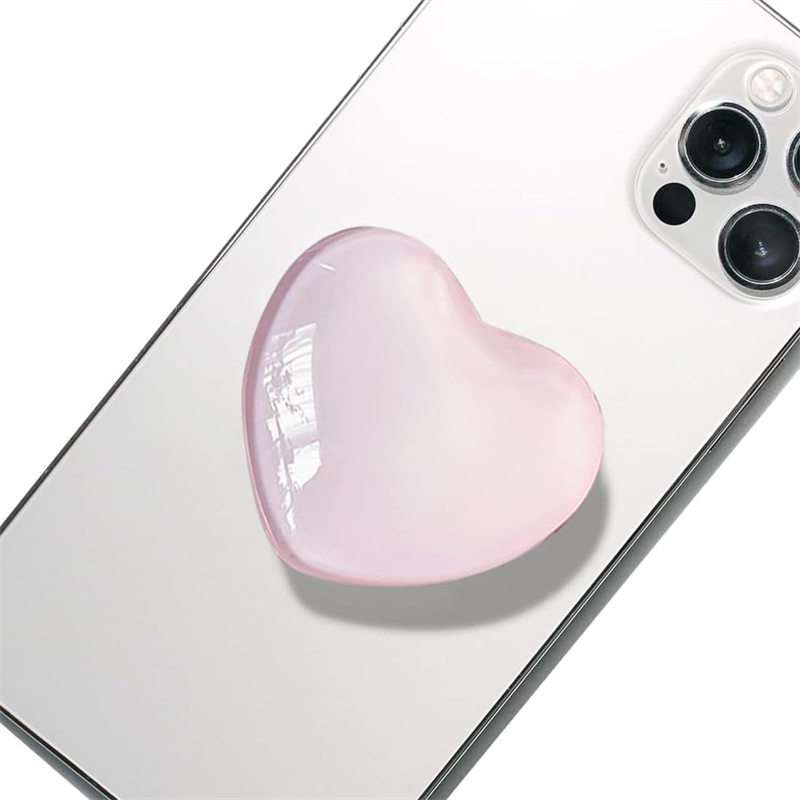 Phone Accessories Vending Machine - 3D Heart Shape Crystal Foldable Finger
