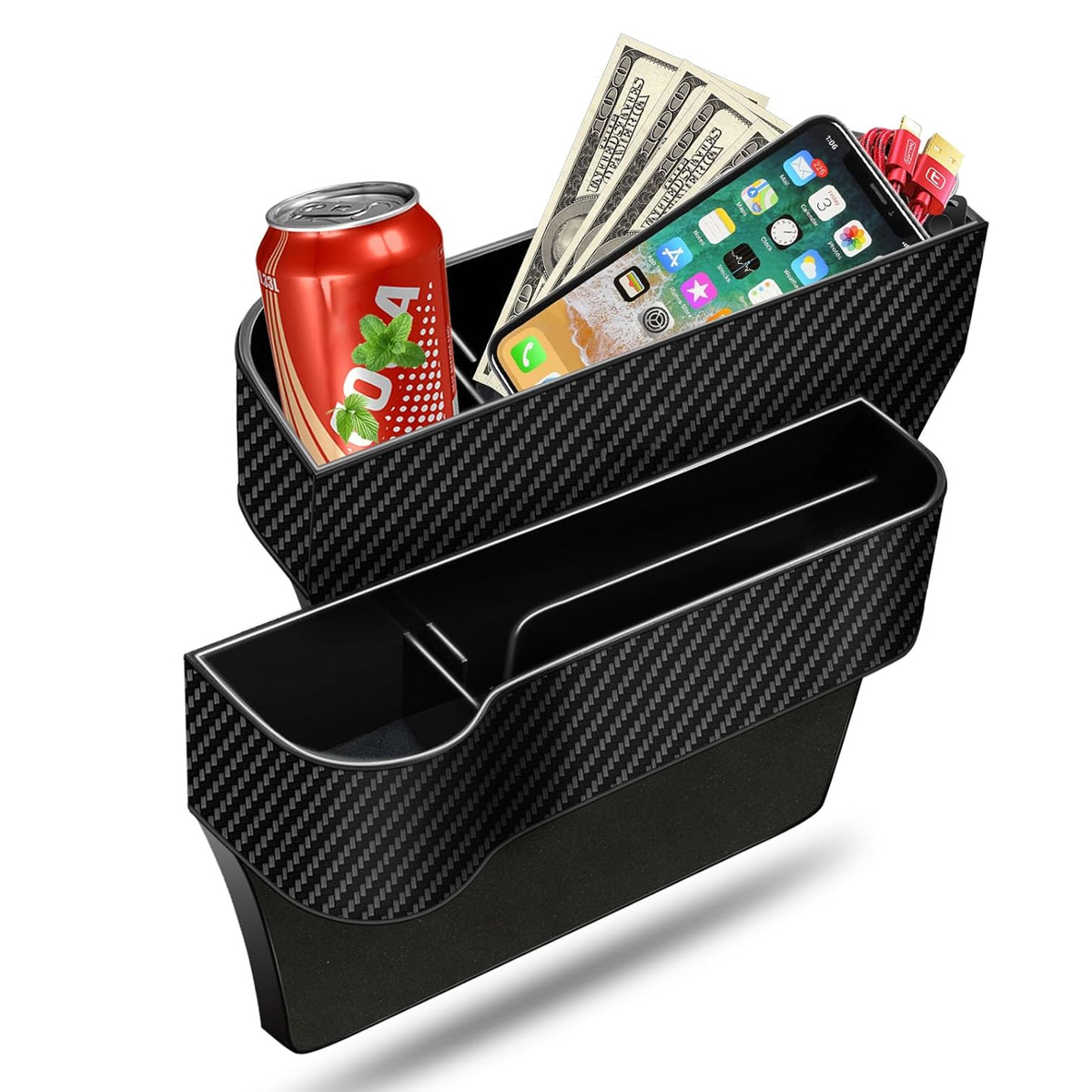 Phone Accessories And Electronics - Car Seat Gap Storage Box, Multi-functional