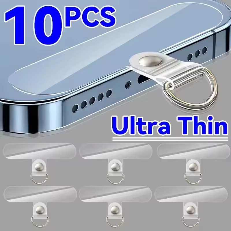 Phone Accessories And Electronics - Universal Transparent Detachable Phone Lanyard Clips