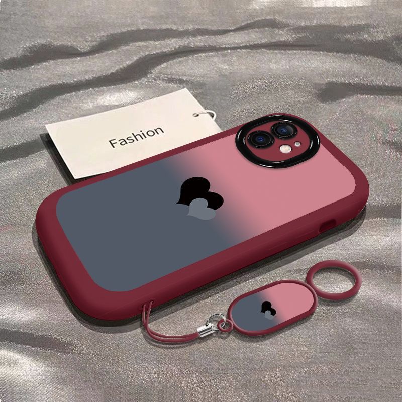 Phone Accessories Aesthetic - Cute Gradient Heart Phone Case with