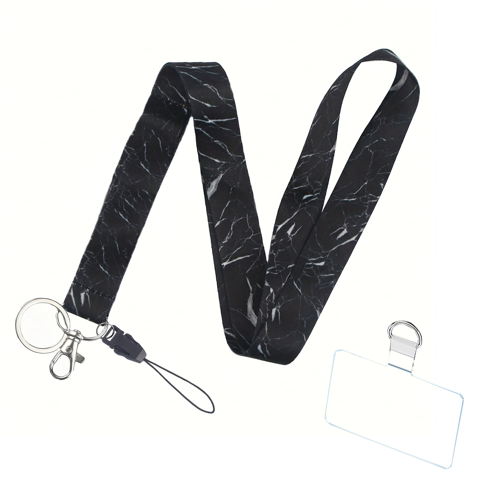 Neck Hanging Phone Holder - Universal Mobile Phone Lanyard Marble Neck