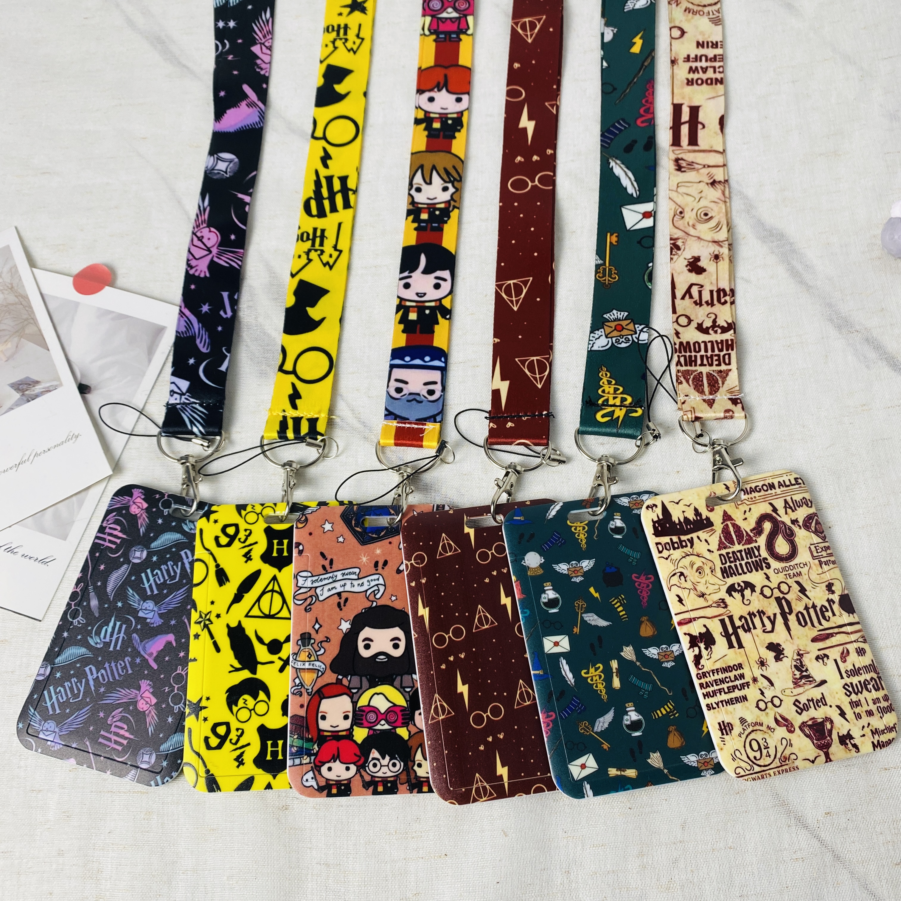 Neck Hanging Phone Holder - Anime Cartoon Credential Holder Keychains Neck