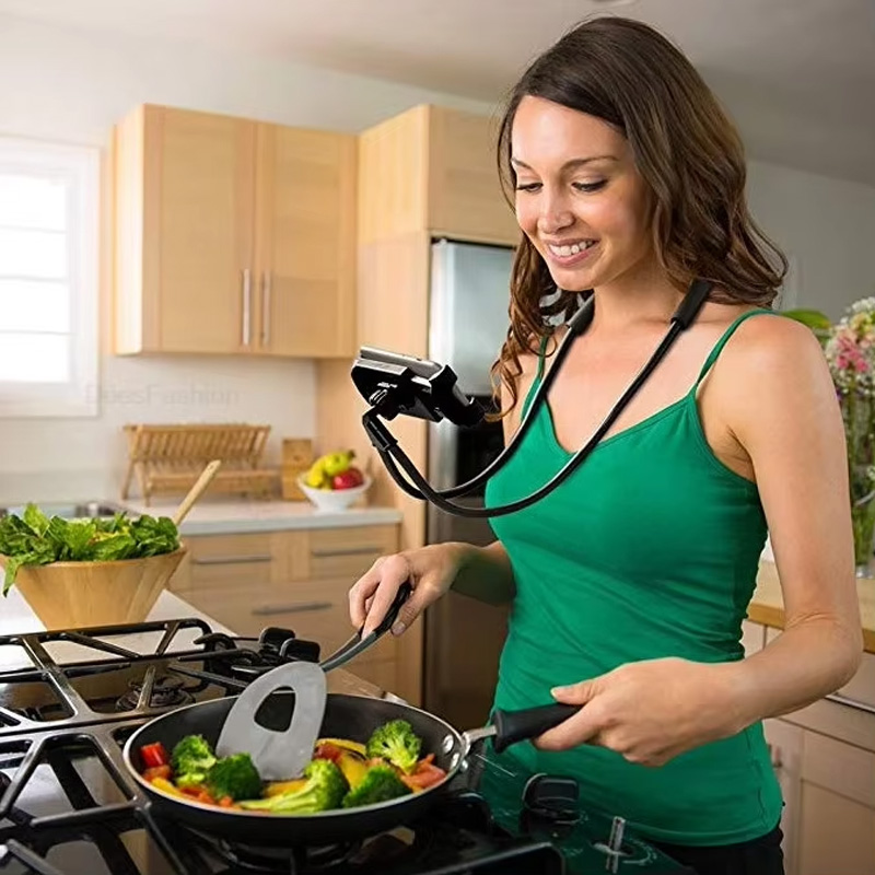 Neck Hanging Phone Holder - Flexible Mobile Phone Holder Hanging Neck