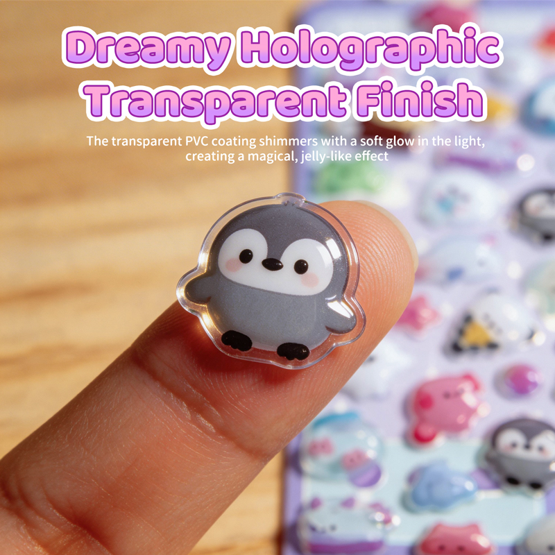 Cartoon 3D Relief Drop Sticker - Phone Accessories Aesthetic reseña y precio