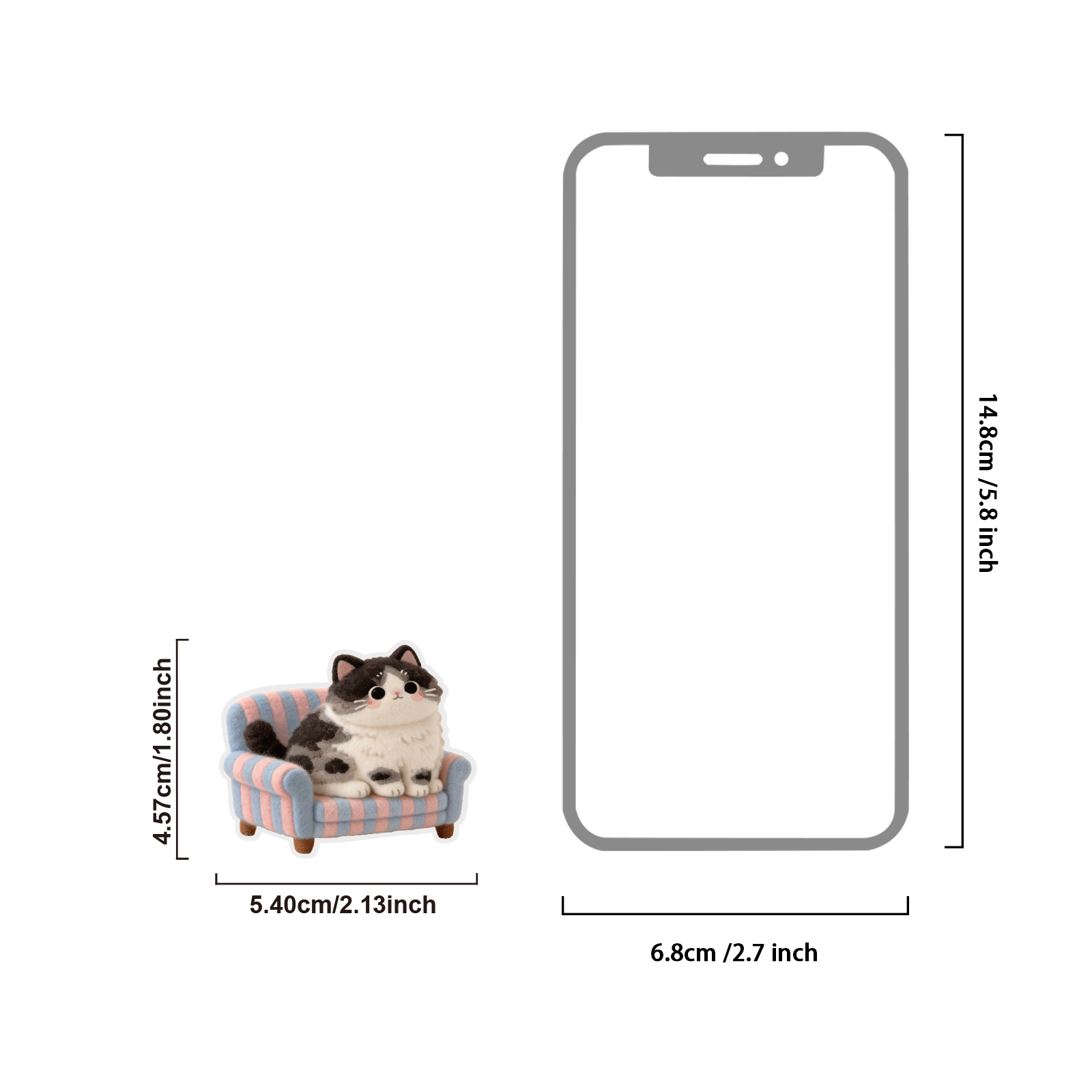 Etori Life 15Pcs Cute Felt-Sty - Phone Accessories Aesthetic reseña y precio