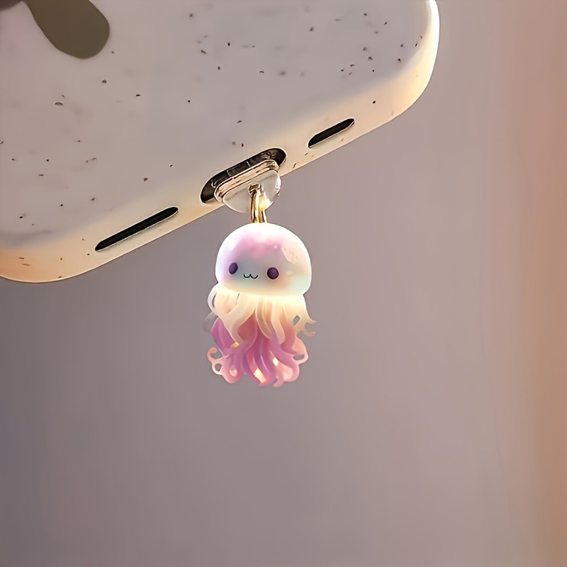 Cute 2D Flat Acrylic Pink Octo - Phone Accessories Aesthetic reseña y precio
