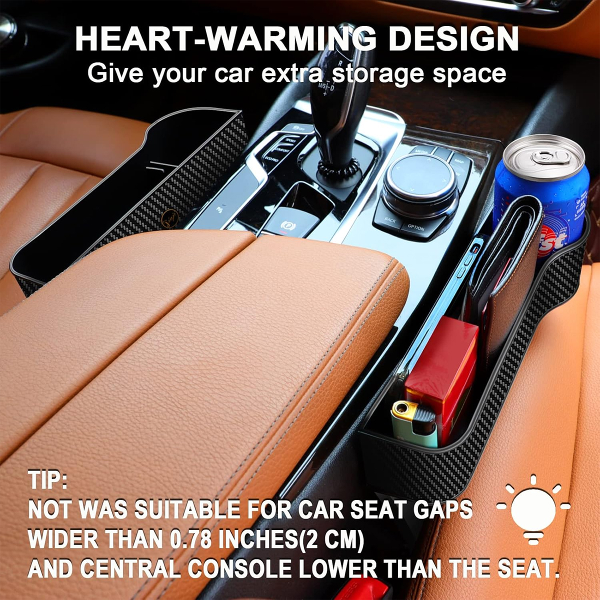 Car Seat Gap Storage Box, Mult - Phone Accessories And Electronics reseña y precio