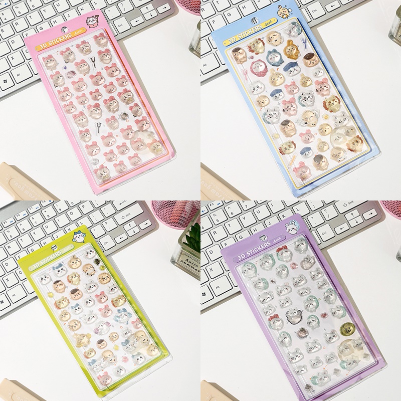 3D Relief Sticker Chiikawa Aes - Phone Accessories Aesthetic reseña y precio