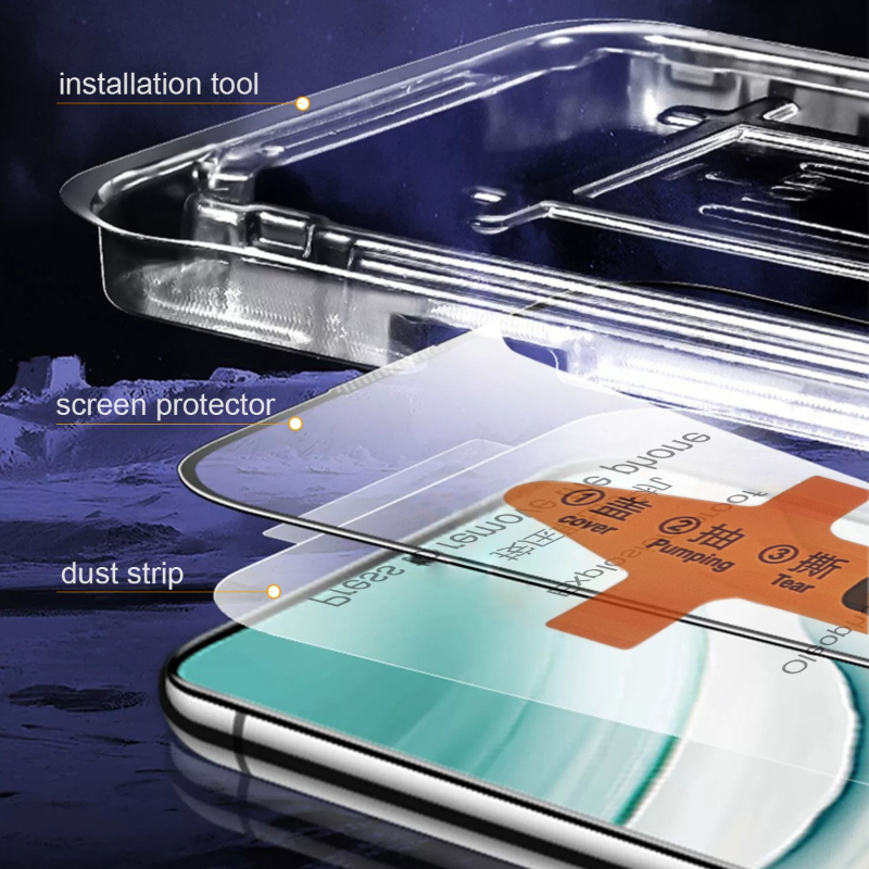 2PCS Transparent Tempered Glas - Phone Accessories Online Shop reseña y precio