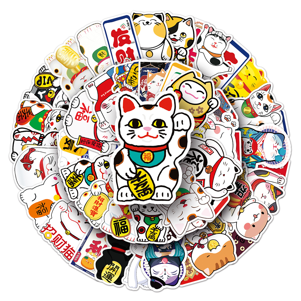 10/30/50pcs Kawaii Maneki Neko - Phone Accessories Aesthetic reseña y precio