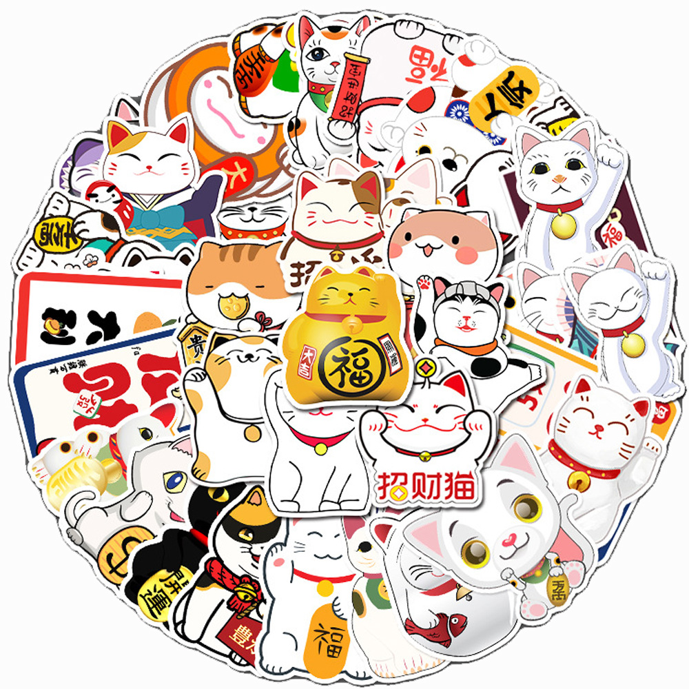 10/30/50pcs Kawaii Maneki Neko - Phone Accessories Aesthetic reseña y precio