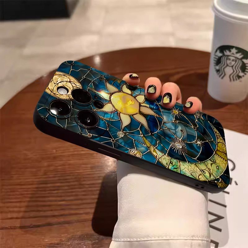 Aesthetic Sun Moon Print Phone - Phone Accessories Aesthetic reseña y precio