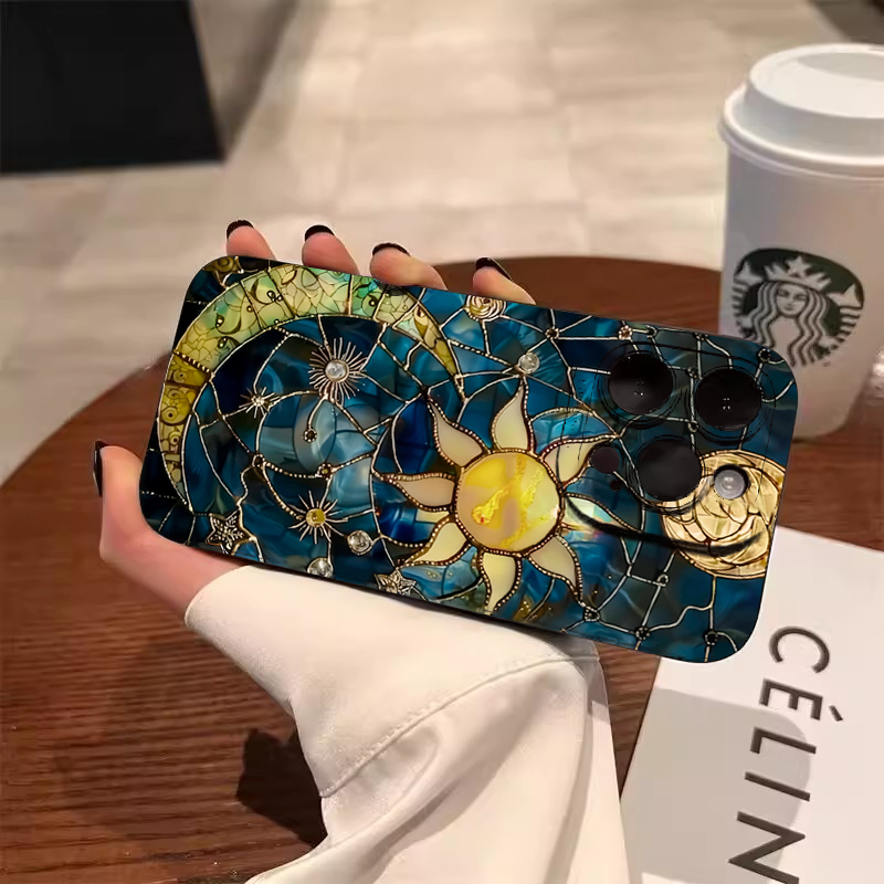Aesthetic Sun Moon Print Phone - Phone Accessories Aesthetic reseña y precio