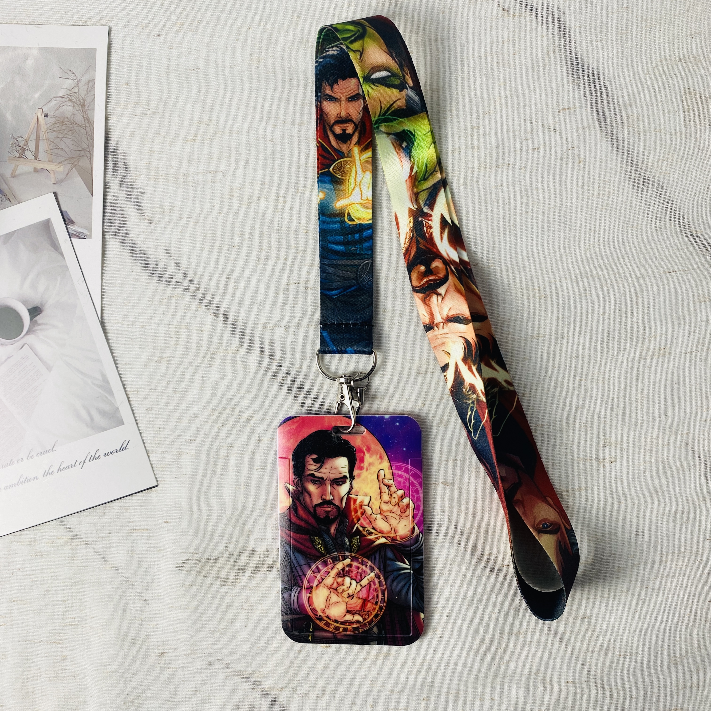 Anime Characters Card Holder   - Neck Hanging Phone Holder reseña y precio