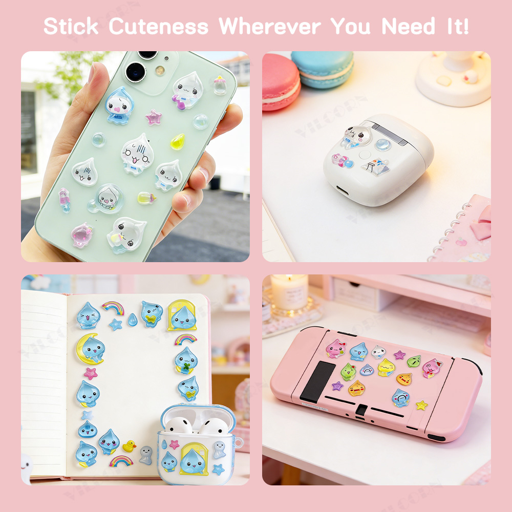 3D Stickers Cartoon Sticker DI - Phone Accessories Aesthetic reseña y precio