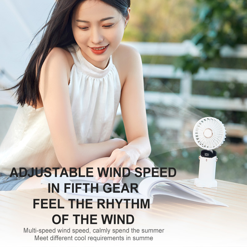 Handheld Mini Fan Wireless USB - Neck Hanging Phone Holder reseña y precio