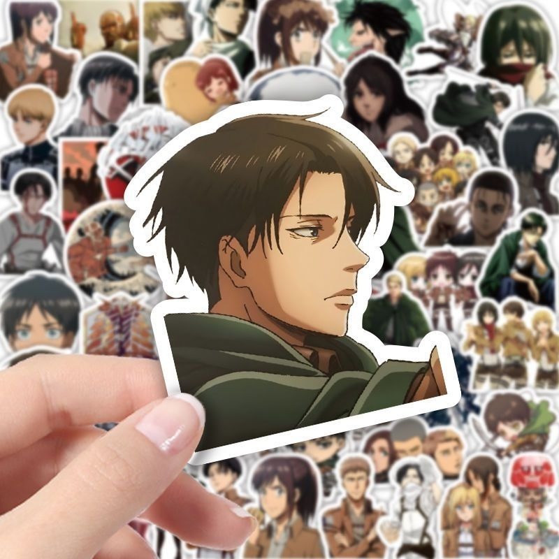 60Pcs Attack on Titan Anime St - Phone Accessories Aesthetic reseña y precio