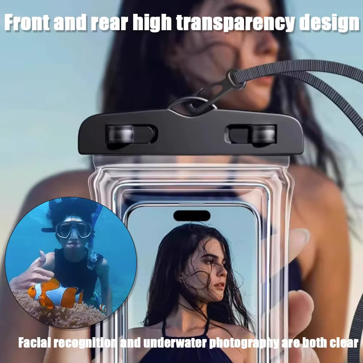 Air Bag Floating Water Proof P - Neck Hanging Phone Holder reseña y precio