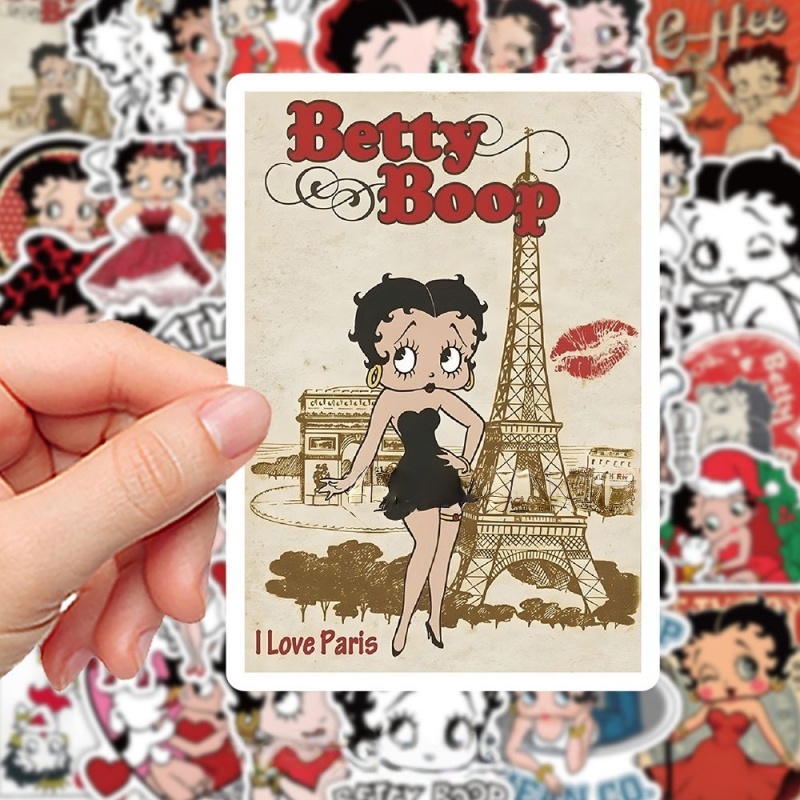 Betty Boop cartoon cute sticke - Phone Accessories Aesthetic reseña y precio