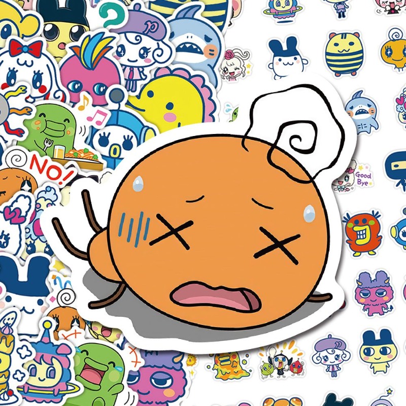 Japanese Tamagotchi Stickers E - Phone Accessories And Electronics reseña y precio