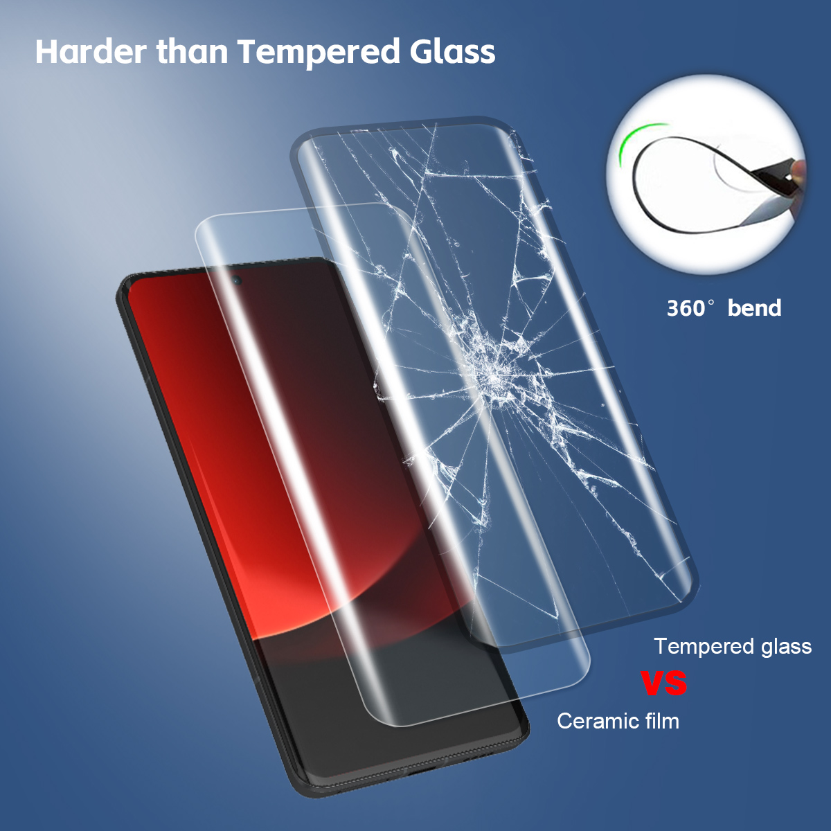 3PCS Full Curved Ceramic Scree - Phone Accessories Online Shop reseña y precio