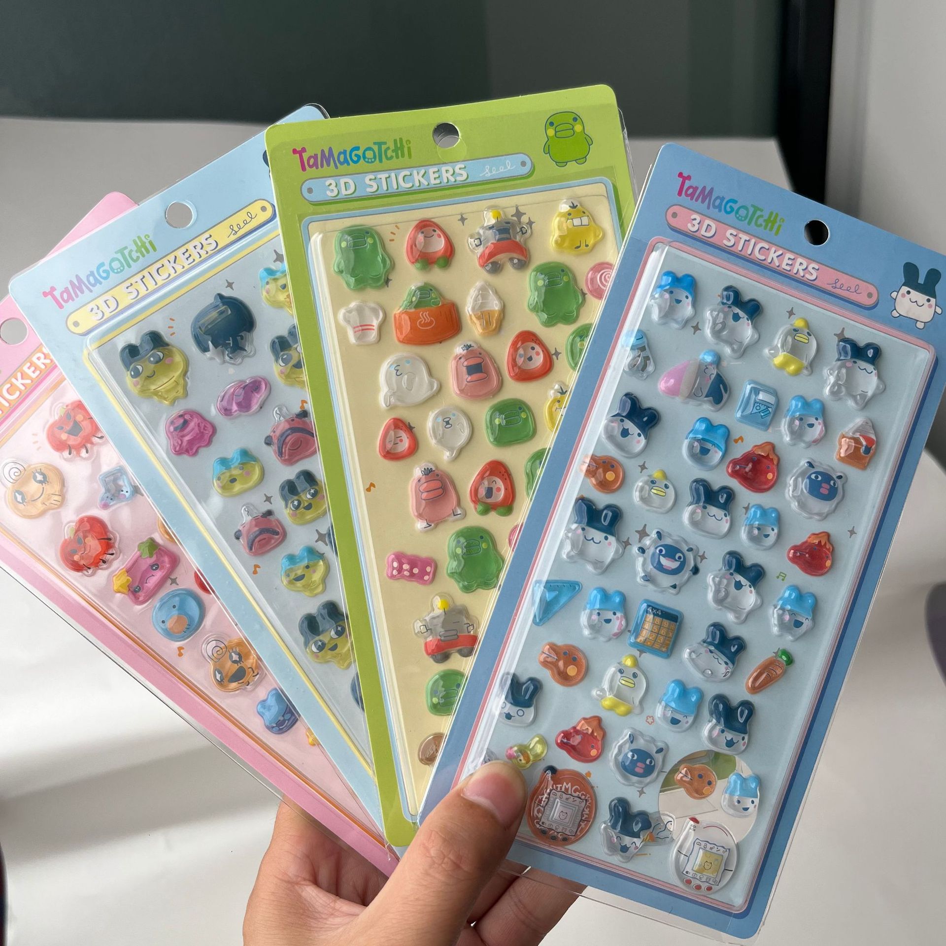 Cute Tamagotchi 3D Puffy Stick - Phone Accessories And Electronics reseña y precio