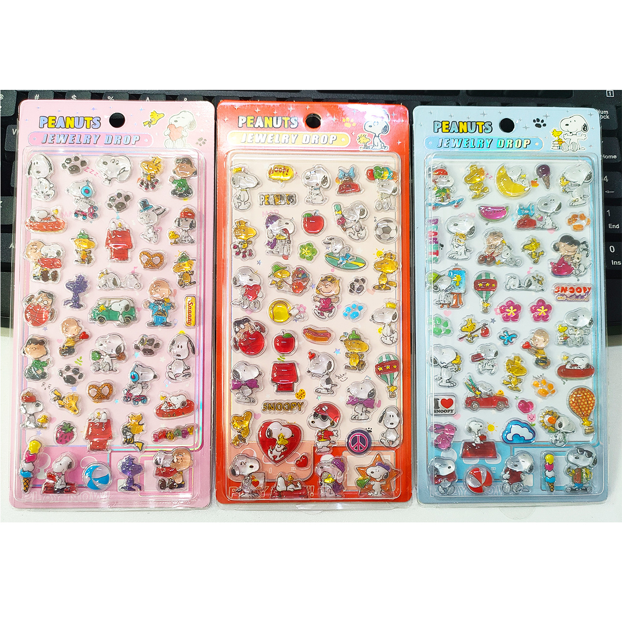 3PCS 3D Relief Snoopy Crystal  - Phone Accessories Aesthetic reseña y precio