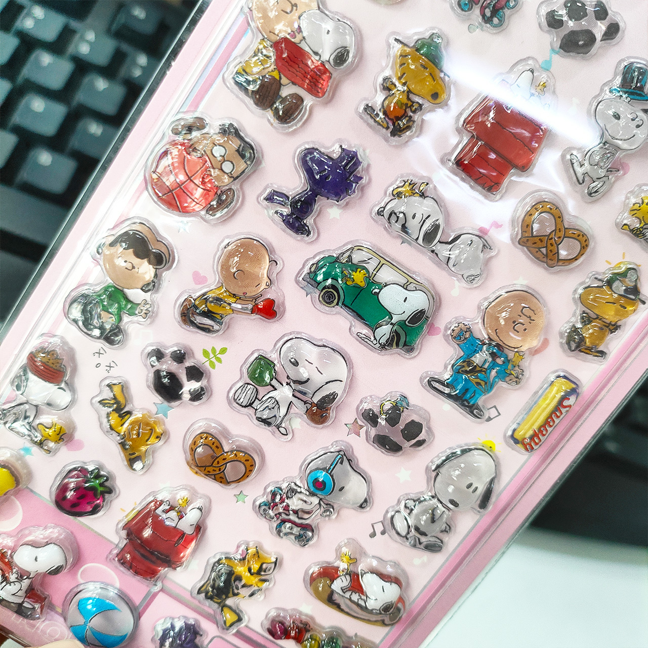 3PCS 3D Relief Snoopy Crystal  - Phone Accessories Aesthetic reseña y precio