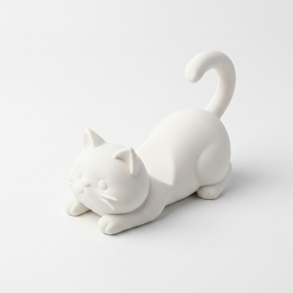 3D Printed Cat Figurine Device - Phone Accessories Aesthetic reseña y precio