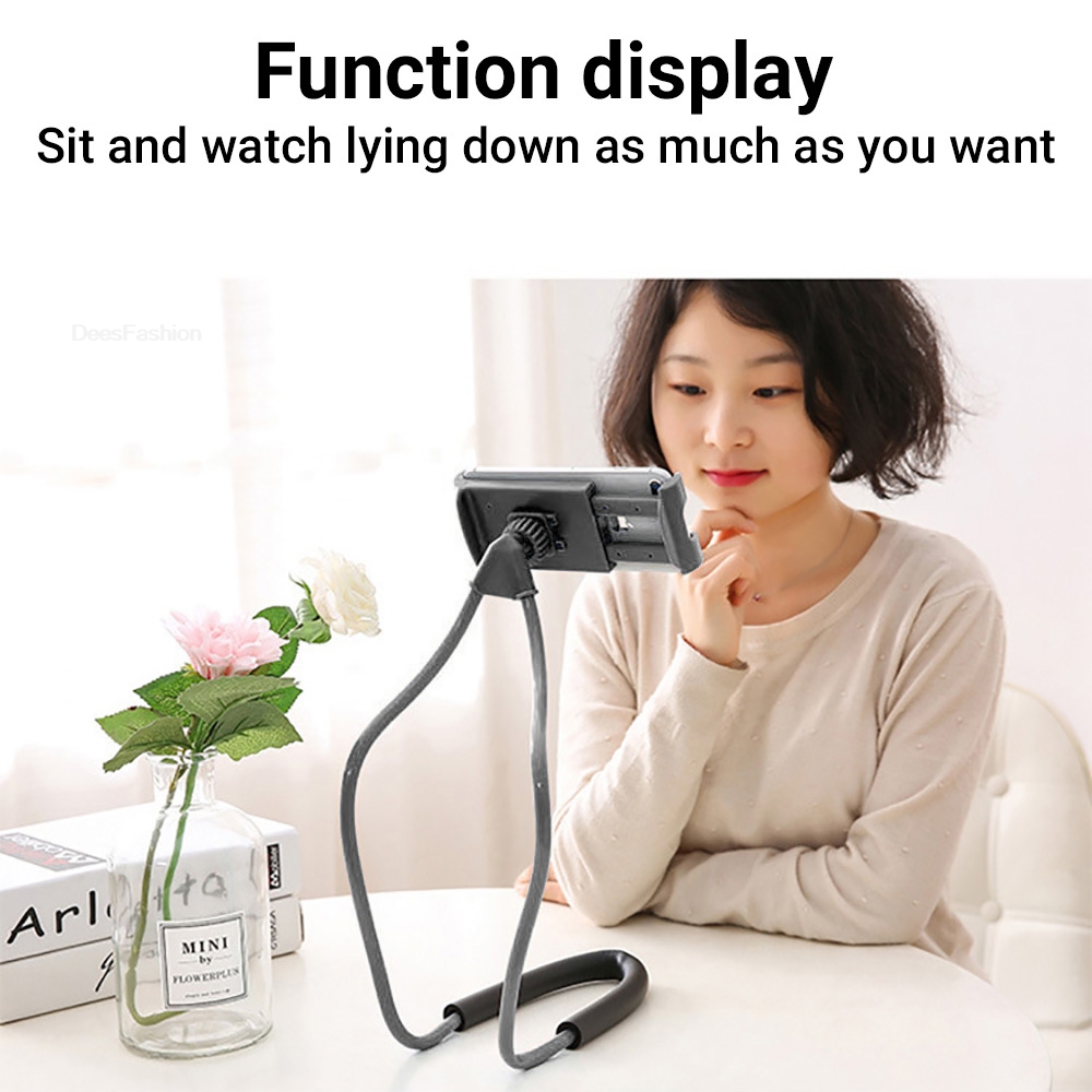 Flexible Mobile Phone Holder H - Neck Hanging Phone Holder reseña y precio